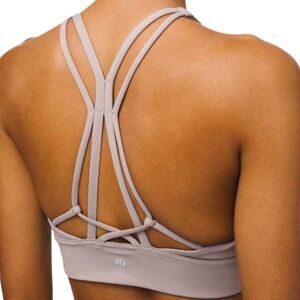 Lululemon Ride and Reflect Bra Dark Chrome Size 8 Sports Bra